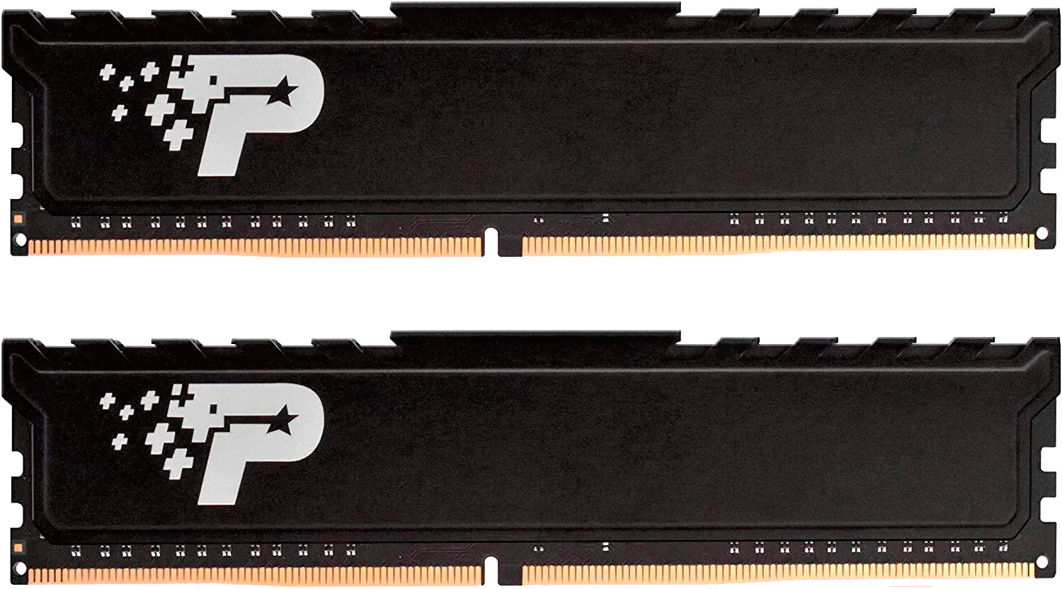Оперативная память Patriot Signature Premium, DDR4, 32Gb (2x16 GB), 2666 MHz, CL19, DIMM, радиатор, черный