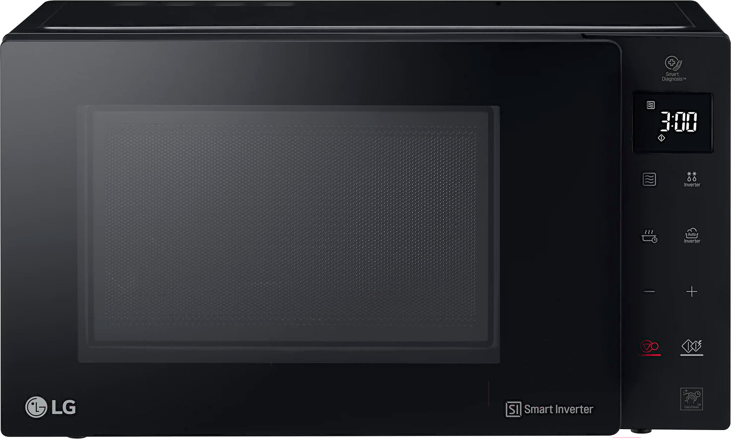 Микроволновая печь LG MW23R35GIB инвертор, черный, 23 л, 1000 Вт, переключатели - сенсор