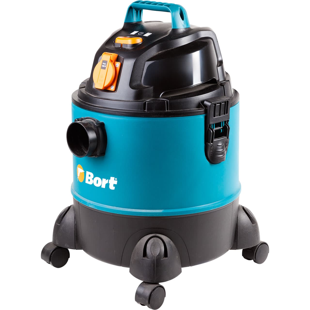 Строительный пылесос Bort BSS-1220-Pro синий, 250/1250 Вт, уборка сухая/влажная, пылесборник контейнер, 20 л