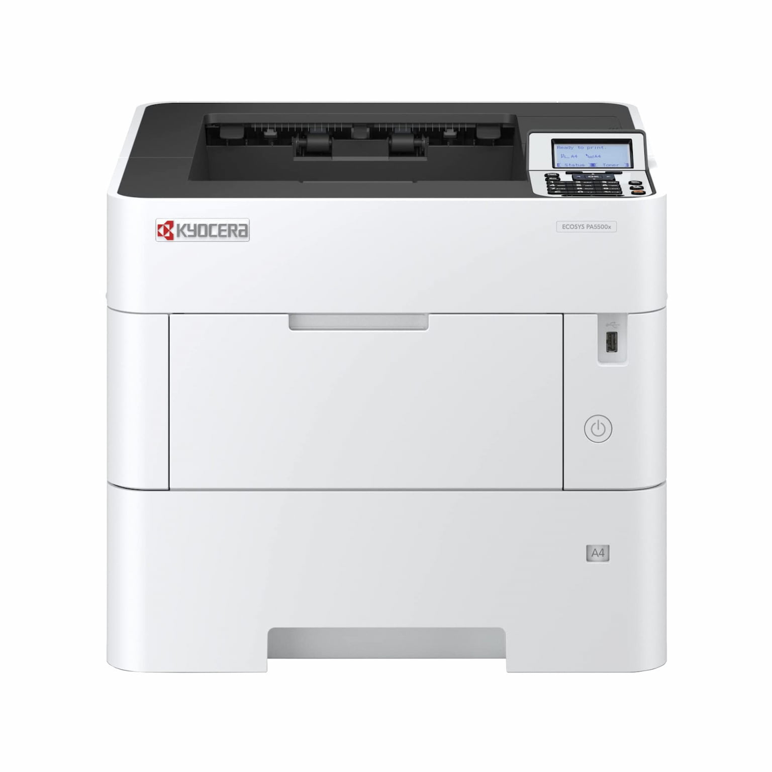 Принтер лазерный Kyocera ECOSYS PA5500x (110C0W3NL0), A4, ч/б, печ. до 55 стр/мин., 1200 x 1200 dpi, USB, RJ-45, Air Print, Mopria