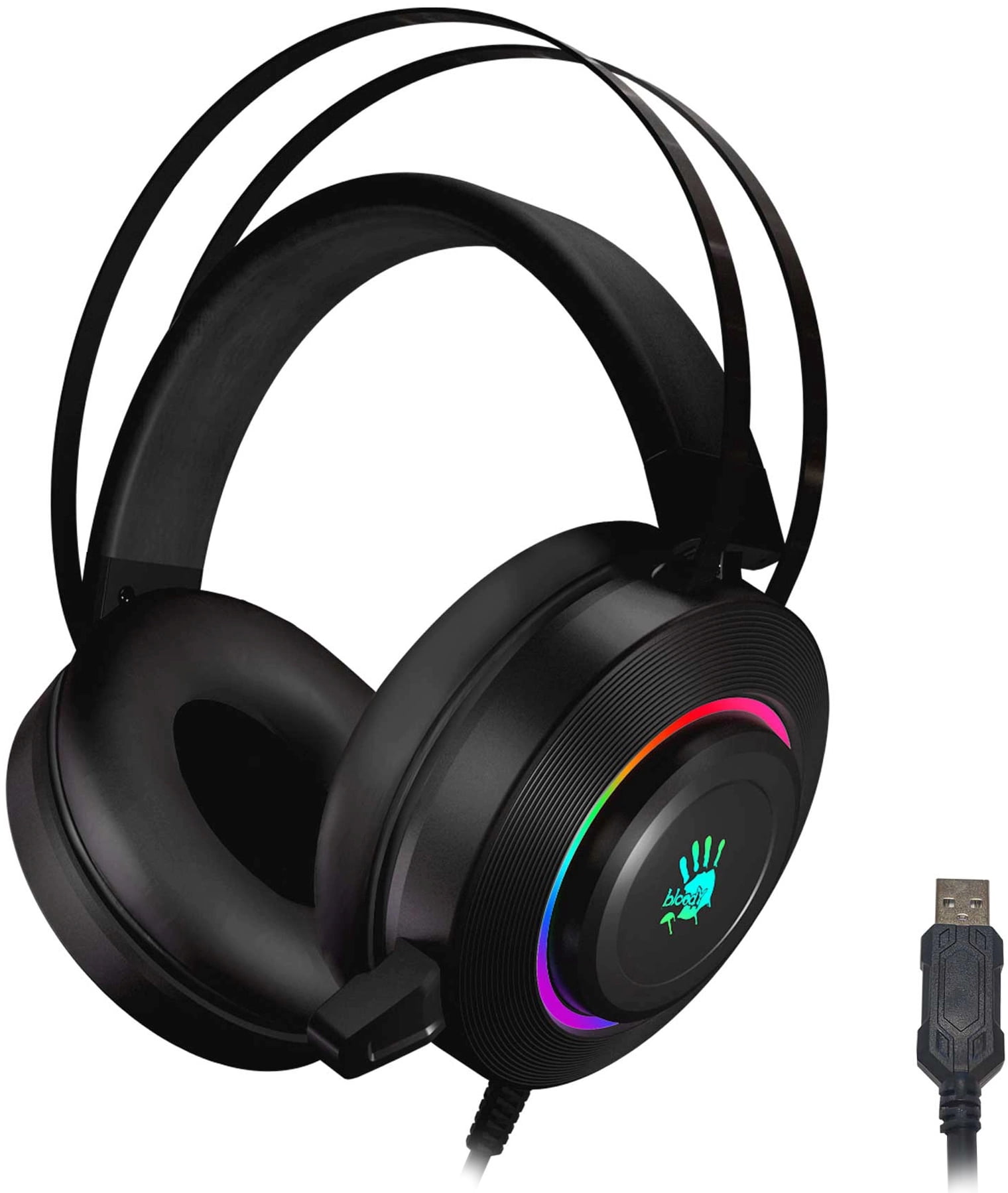 Гарнитура Bloody G521 чёрный, проводная, USB