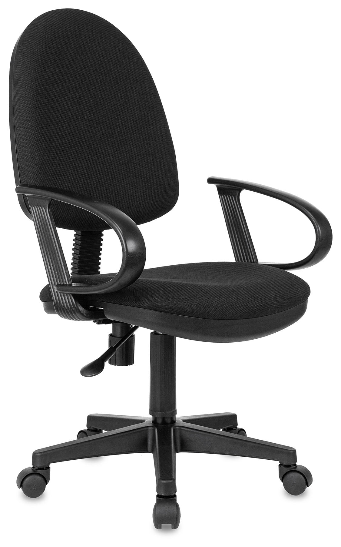 Кресло Бюрократ CH-300/BLACK черный, ткань, 120 кг, механизм качания