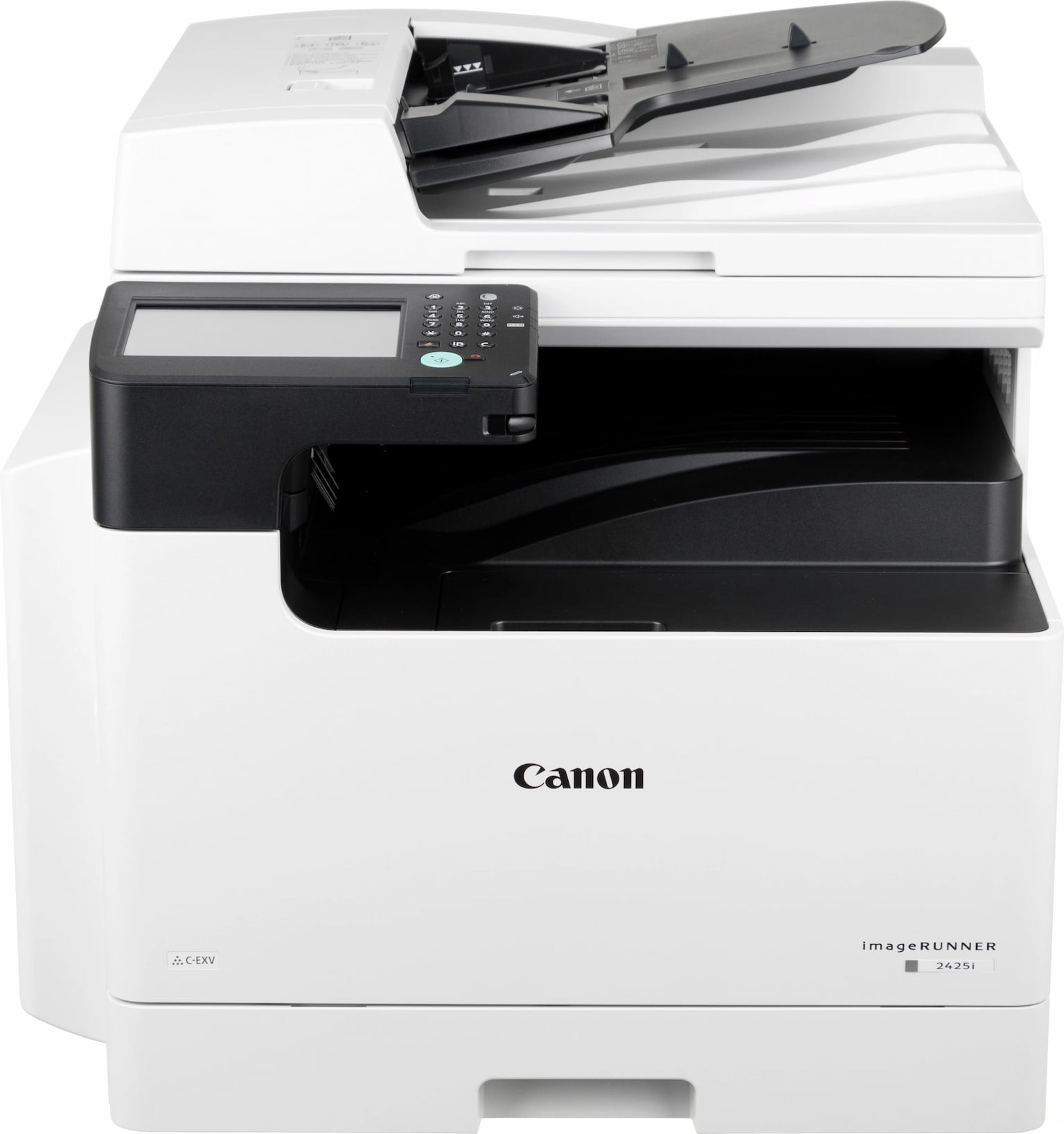 МФУ лазерное Canon imageRUNNER 2425i RADF (4293C004), A3, ч/б, печ. 25 стр/мин (A4 ч/б), 12 стр/мин (A3 ч/б), скан. до 35 стр/мин (ч/б) 25 стр/мин (цвет), 600x600dpi, USB, WiFi, 10/100/1000Base-T Gigabit Ethernet, без тонера.