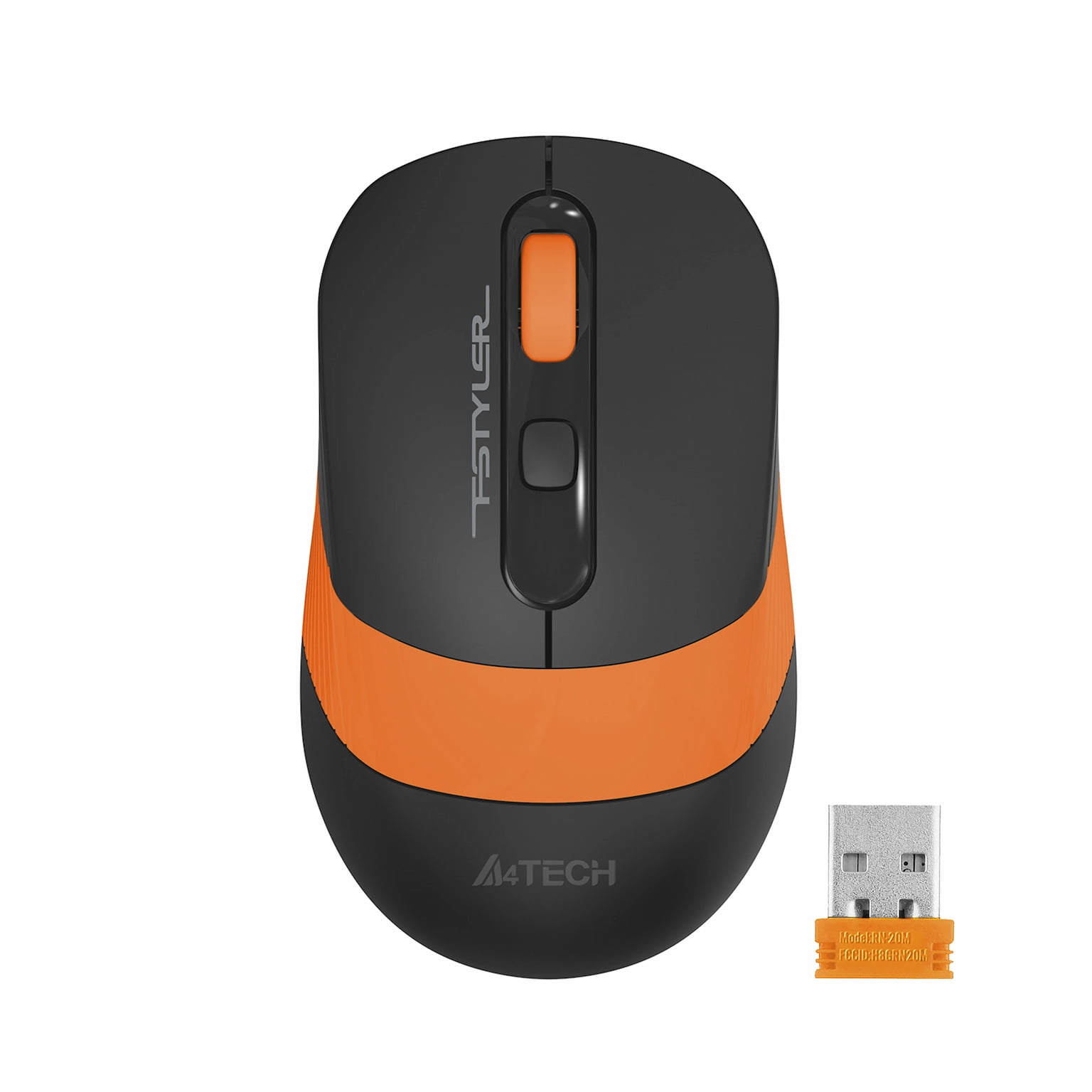 Мышь беспроводная A4Tech Fstyler FG10 черный, 2000 dpi, USB, радиоканал, кнопки - 4
