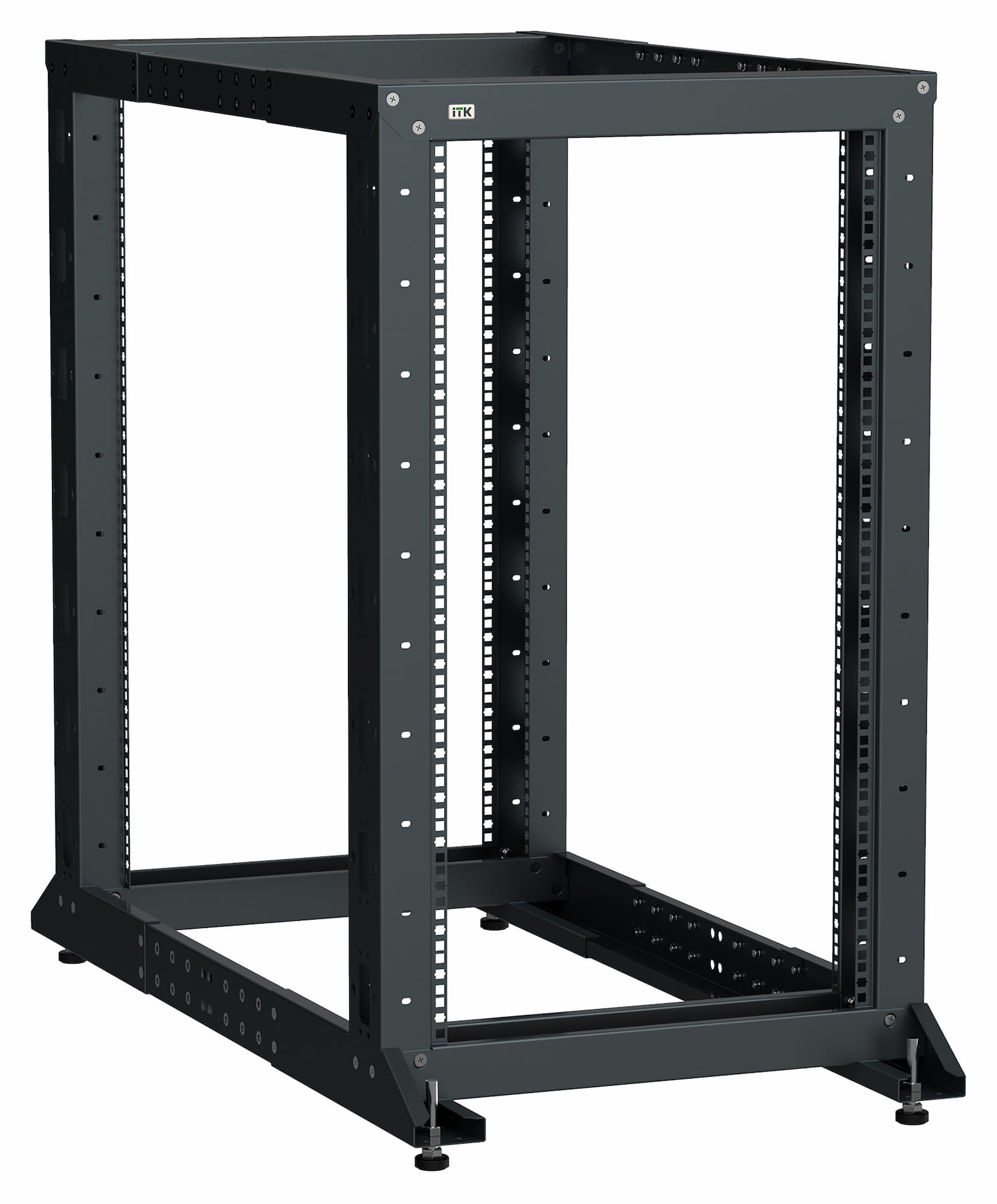Стойка двухрамная ITK Linea LF05-33U61-2GM 33U 600ммX1000мм 700кг черный