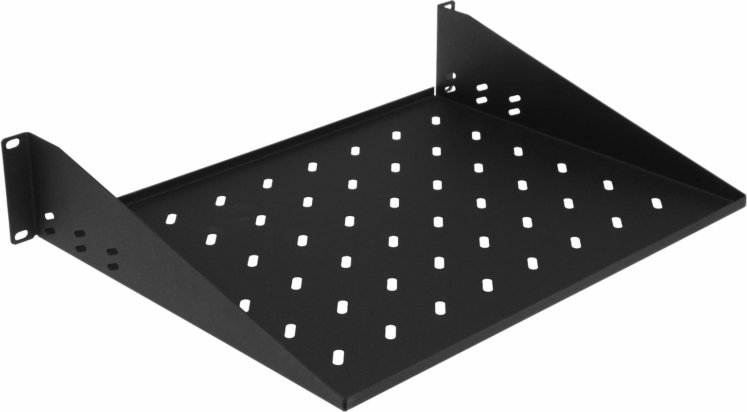 Полка стационарная ITK RS05-350P-R 2U нагр.:30кг. 19" 350мм черный (упак.:1шт)