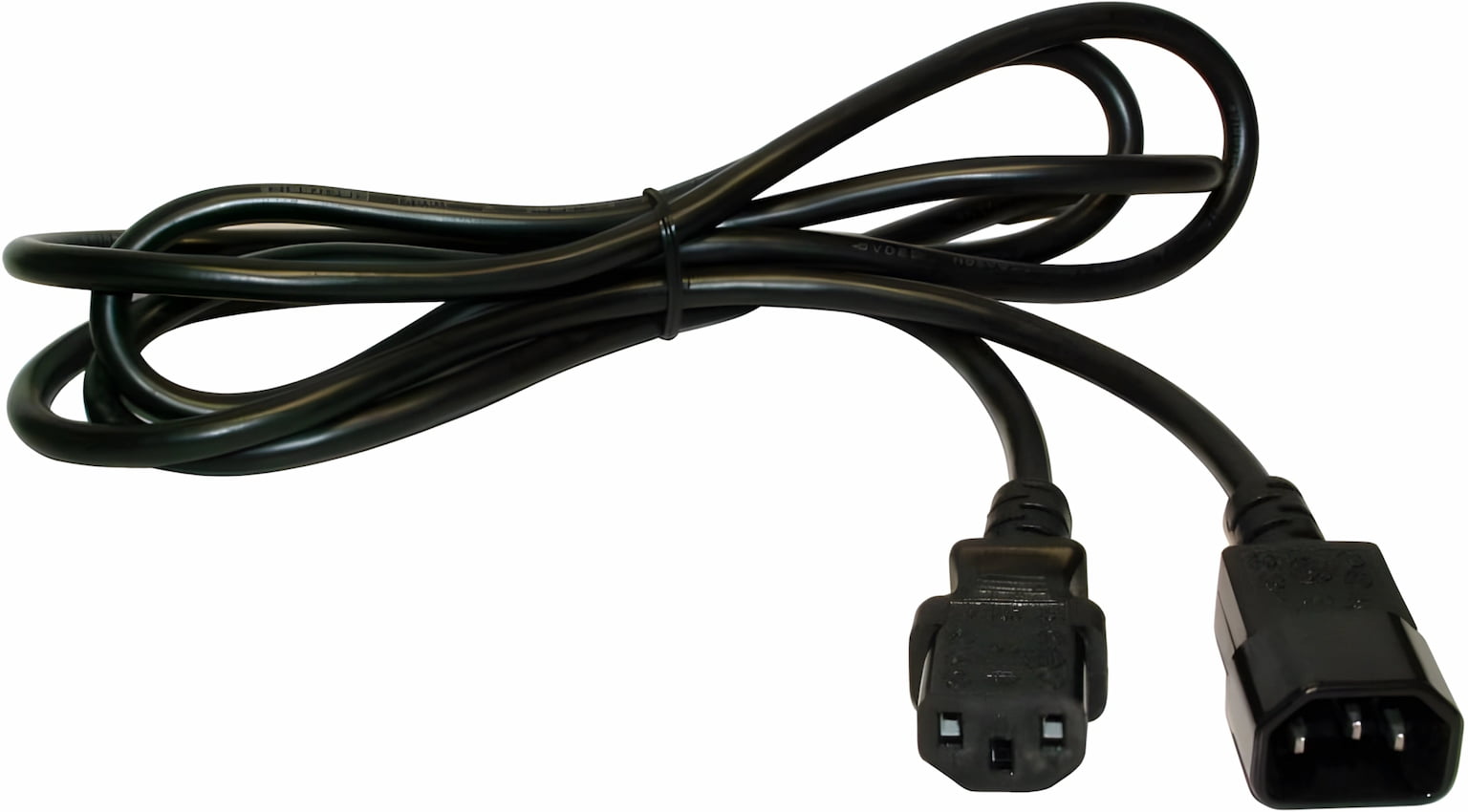 Шнур питания Lanmaster C13-C14, 3х0.75, 220В, 10А, черный, 3 метра