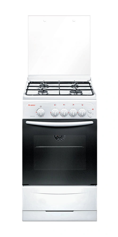 Плита газовая Gefest 3200-06 К2 белый, конфорок 4 шт, духовка 42 л, 50 см x 85 см x 57 см