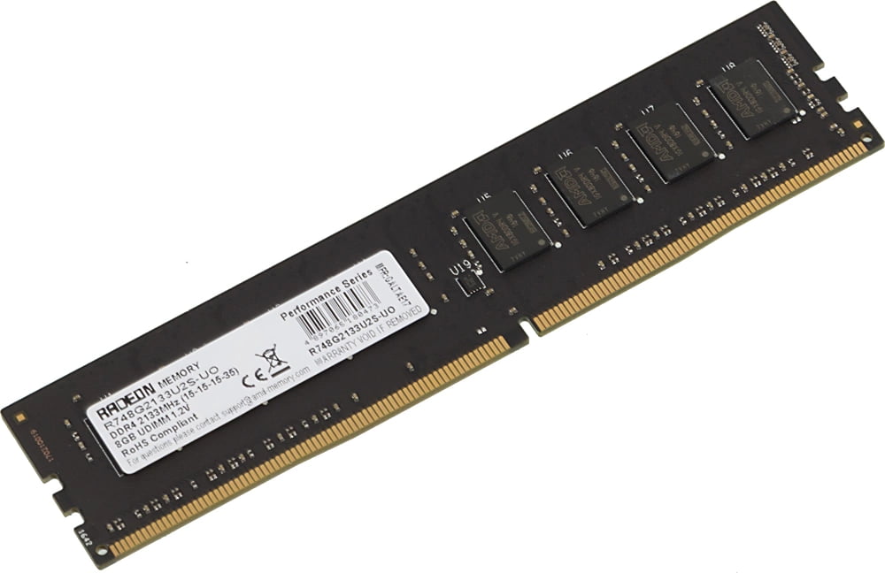 Оперативная память AMD Radeon R7, DDR4, 8GB (1x8GB), 2133MHz, CL15, DIMM, OEM