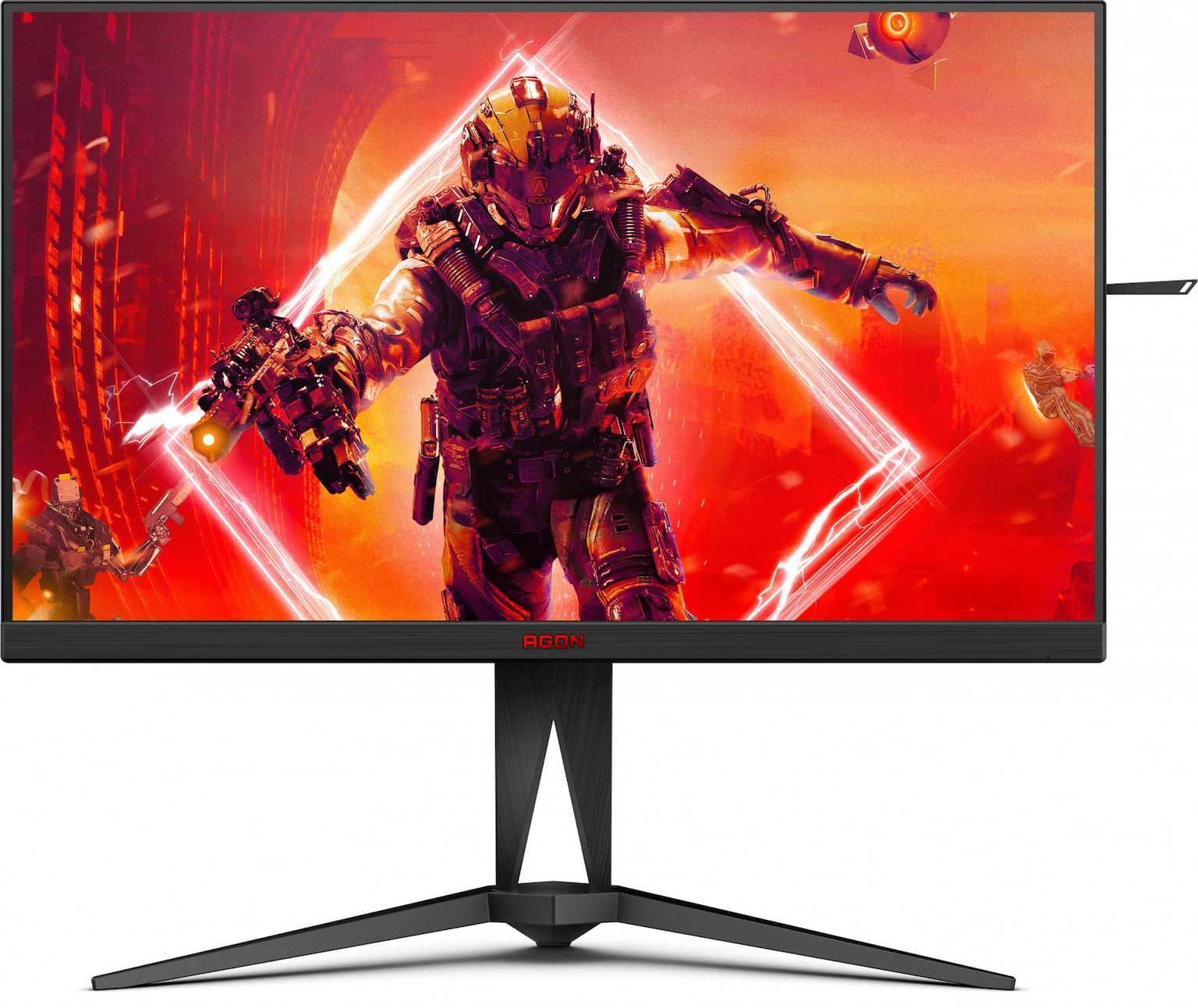 Монитор 27" AOC AG275QXN VA 2560x1440, 165 Гц, 1 мс, 16:9, 400 кд/м2, 2xHDMI, 1xDP, USB, 1x3.5 мм, черный