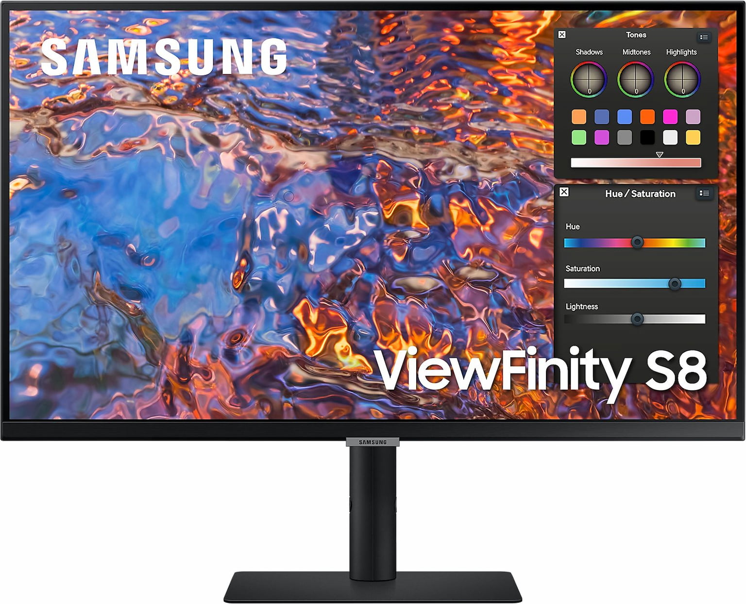 Монитор 27" Samsung S27B800PXI IPS 3840x2160, 60 Гц, 5 мс, 350 кд/м², 16:9, 1xHDMI, 1xDP, 4xUSB-A 3.0, 1xUSB-C, черный