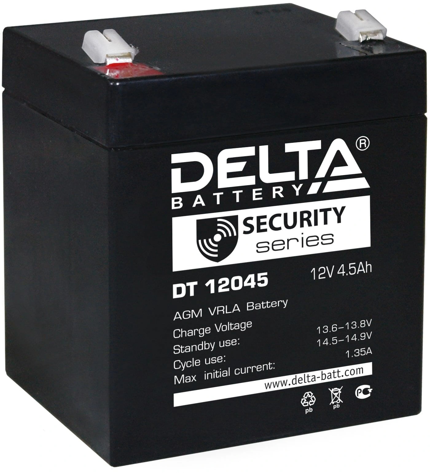 Батарея для ИБП Delta DT 12045 (12V, 4.5Ah)