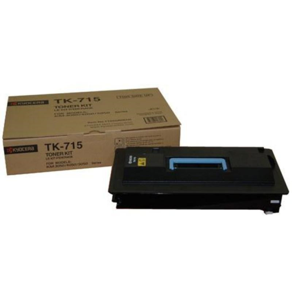 Картридж лазерный Kyocera TK-715 (1T02GR0EU0) черный для KM-3050/4050/5050 34000 стр.