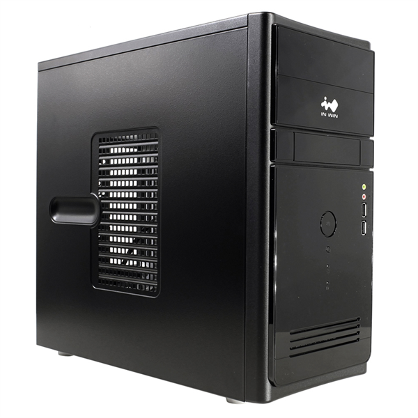 Компьютерный корпус Mini Tower InWin ENR021, 600W PM-600ATX U3.0*2+A(HD) mATX, черный