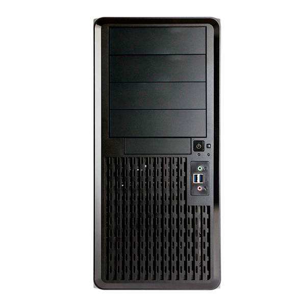 Компьютерный корпус Midi Tower InWin PE689 Black 750W P75F 80plus Gold USB3.0*2+A(HD)+front fan 120мм*1+rear fan 120мм*1+ 2*2SATA+1*1SATA+Intrusion Switch/holes for SL20” RACKMOUNT