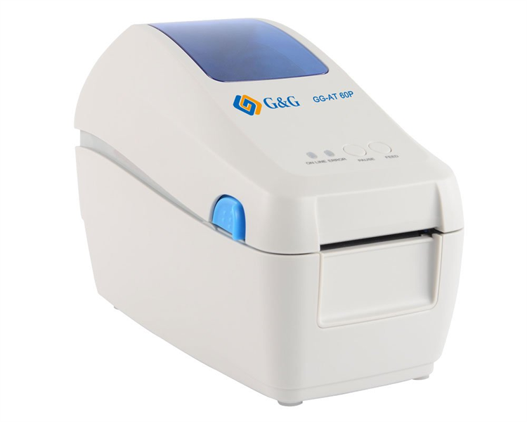 Принтер этикеток G&G GG-AT 60P, DT, 2" (60 mm), 200 mm/sec, USB, Ethernet, White