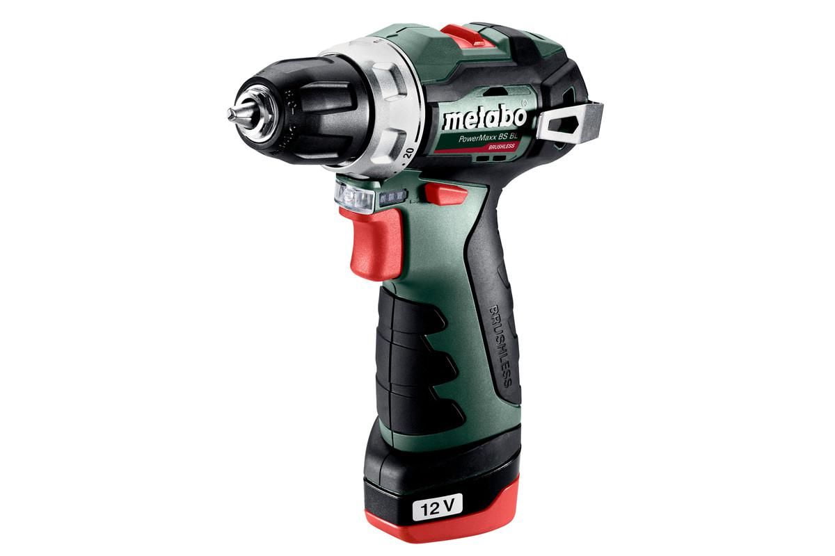 Дрель-шуруповерт Metabo PowerMaxx BS BL 12, 12 В, 2 Ач, 38 Нм, бесщеточный