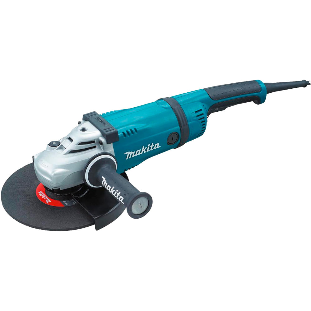 Шлифовальные машины Makita GA9040SF01 УШМ,ф230мм, 2600Вт,6600об\м,5.5кг,кор,суперфланец,плавный пуск,антивиб рукоятка