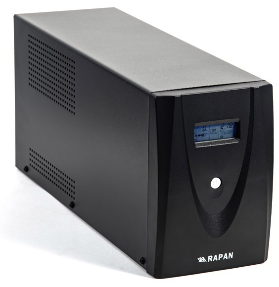 Источник бесперебойного питания Бастион RAPAN-UPS 3000 / 3000 ВА / 1800 Вт / 2 x CEE 7 (евророзетка), 2 x IEC 320 C13