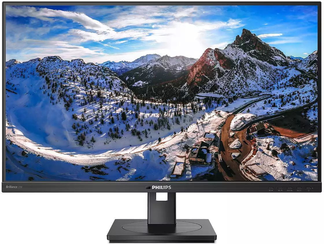Монитор 27" Philips 279P1(00/01) IPS 3840x2160, 60 Гц, 4 мс, 16:9, 350 кд/м2, 2xHDMI, 1хDP, 1хUSB-C, черный