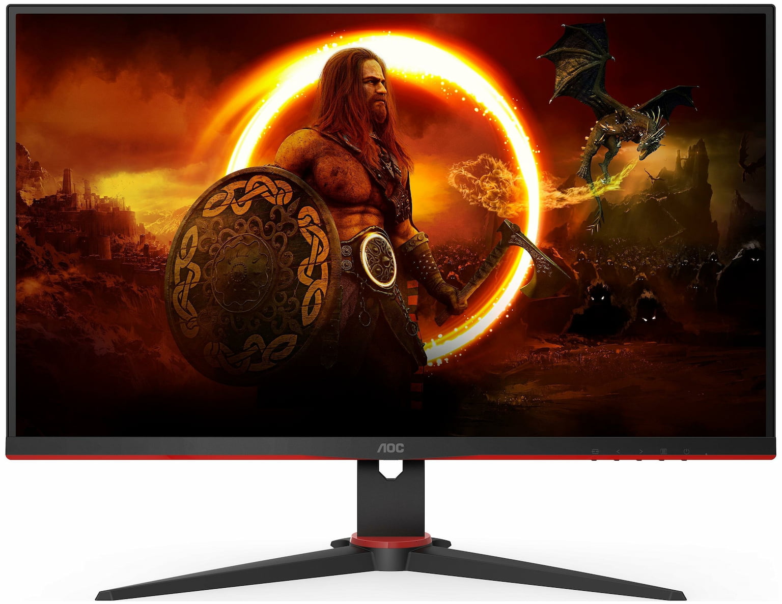 Монитор 27" AOC 27G2SAE/BK VA 1920x1080, 165 Гц, 1 мс, 16:9, 350 кд/м2, 2xHDMI, 1хDP, 1x3.5 мм, черный