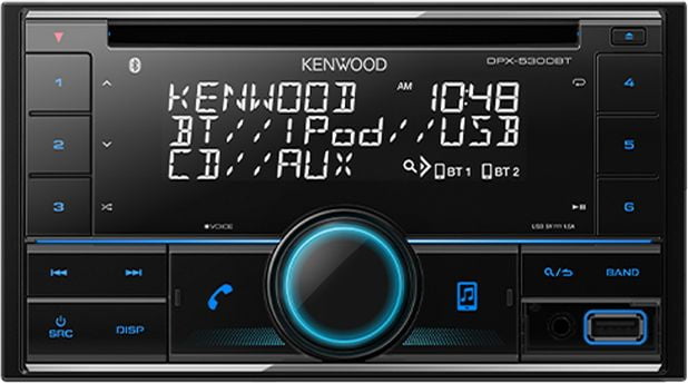 Автомагнитола Kenwood DPX-5300BT, 2 DIN, CD, Bluetooth, USB Type-A, AUX