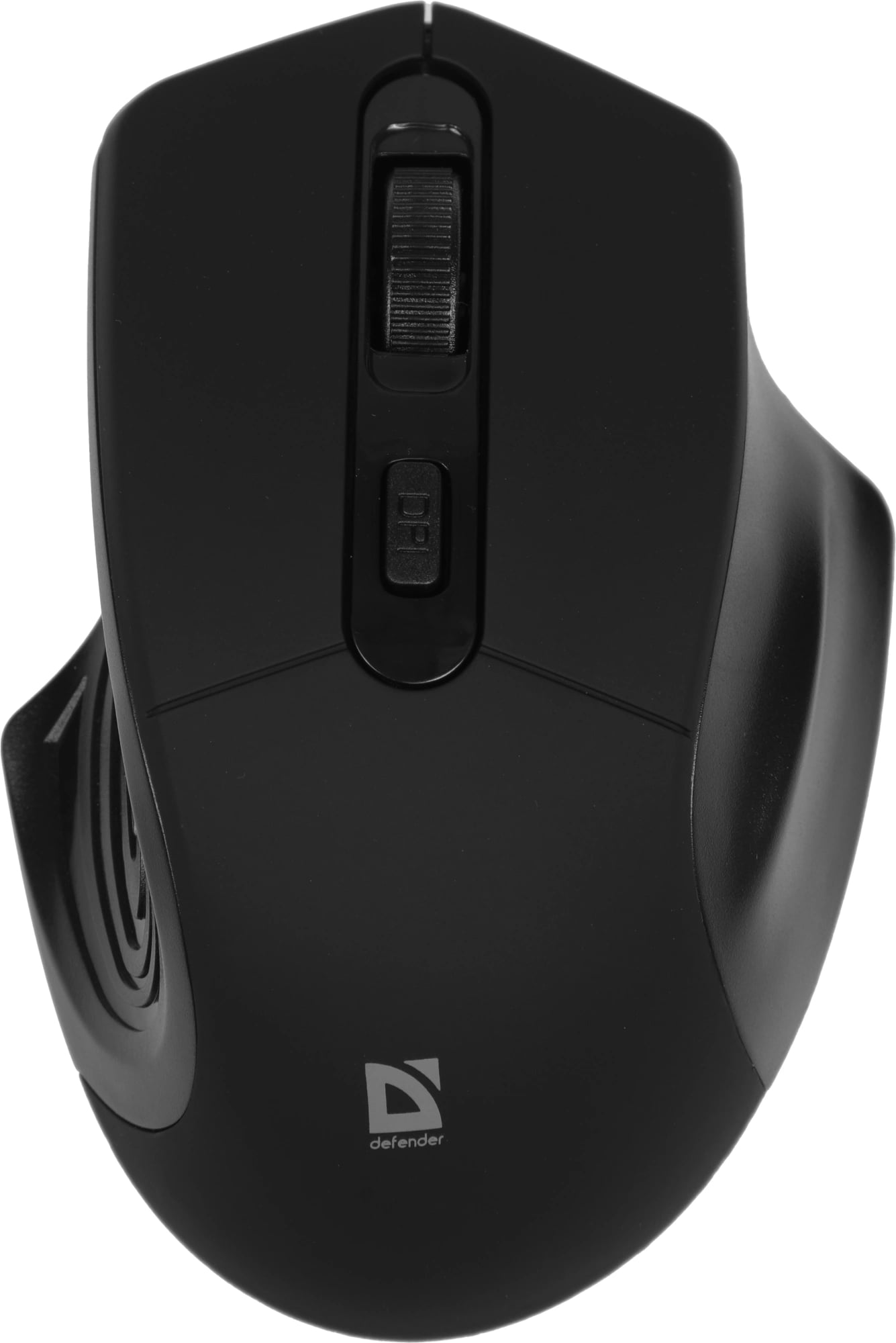 Мышь беспроводная Defender Datum MB-345 черный, 1600 dpi, радиоканал, USB, кнопки - 4
