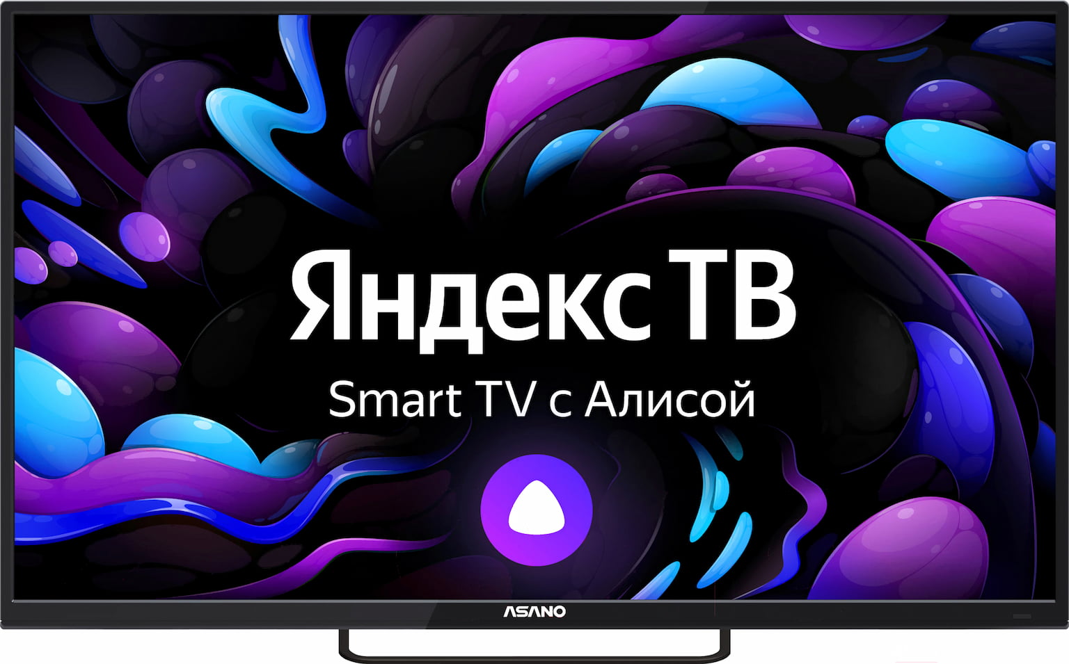 Телевизор Asano 50" 50LU8120T черный LED UHD 60Hz ЯндексТВ