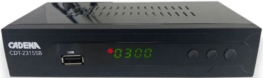 Приставка для цифрового ТВ Cadena CDT-2315SB черный, DVB-T2, DVB-T, HDMI, USB 2.0