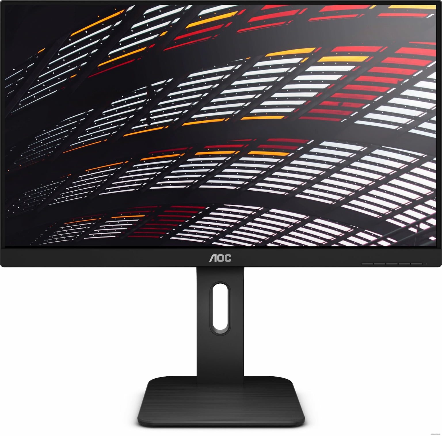 Монитор 24" AOC X24P10001 IPS 1920x1200, 60 Гц, 4 мс, 16:10, 300 кд/м², HDMI, DisplayPort, DVI, VGA, встроенные динамики, черный
