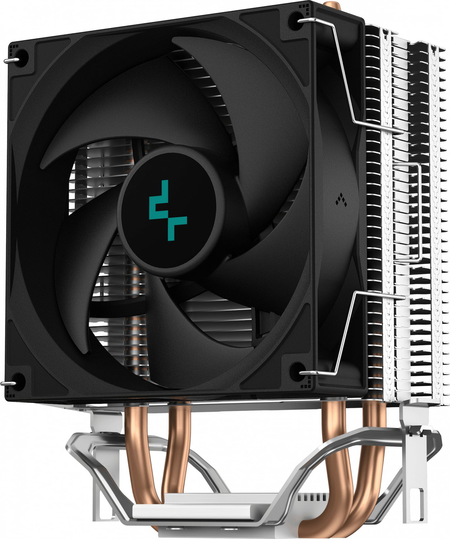 Кулер для процессора DEEPCOOL AG200 черный, 92 мм, алюминий/медь, 3050 об/мин, 30.5 дБ, 4 pin, 100 Вт, 133 мм