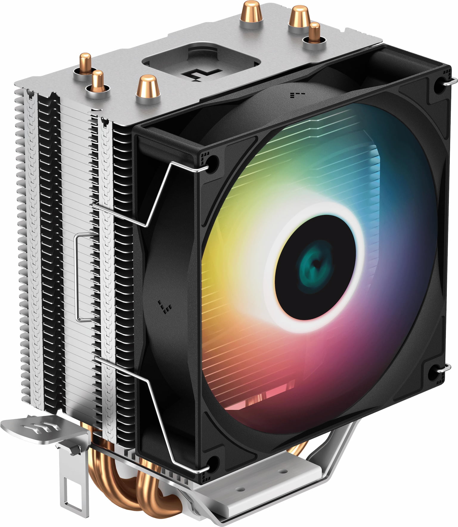 Кулер для процессора DEEPCOOL AG300 LED, 92 мм, алюминий/медь, 3050 об/мин, 30.5 дБ, 4 pin, 150 Вт, 129 мм