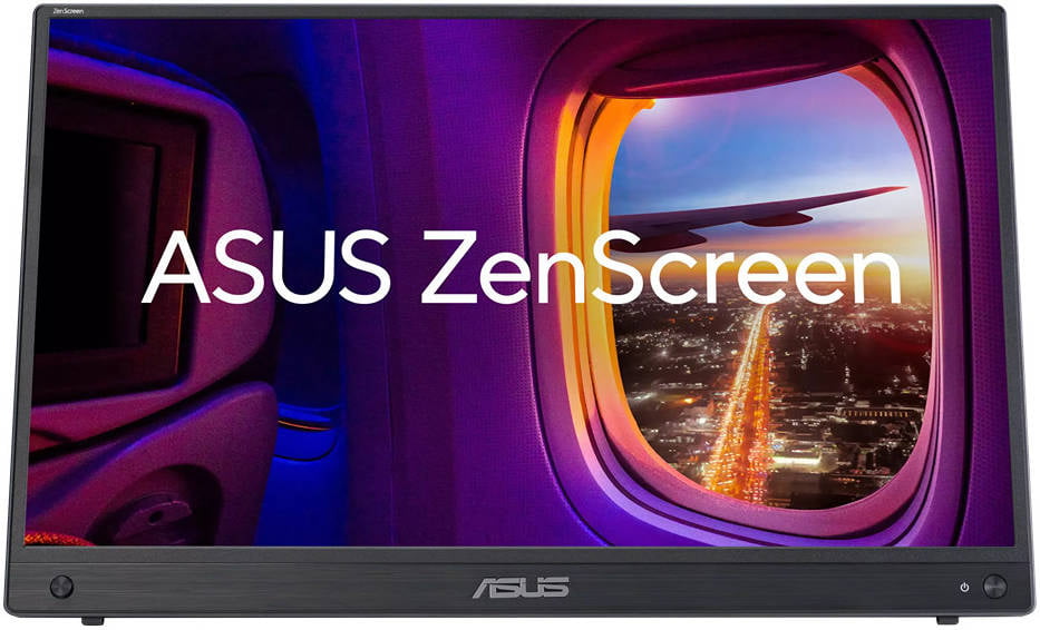 Монитор 15.6" ASUS ZenScreen MB16AHG IPS 1920x1080, 144 Гц, 3 мс, 16:9, 300 кд/м², USB Type-C, mini HDMI, портативный, Flicker Free, Low Blue Light, черный