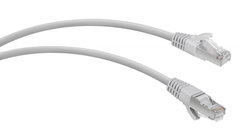 Патч-корд WRline WR-PC-RJ45-FTP-5E-1-GY F/UTP общий экран RJ-45 вил.-вилка RJ-45 cat.5e 1м серый LSZH (уп.:1шт)