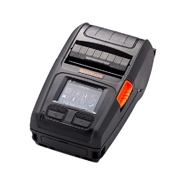 Принтер этикеток мобильный Bixolon XM7-20WDaK, 203 dpi, 152 мм/сек, RS232 (COM, Serial), USB, Wi-Fi, черный