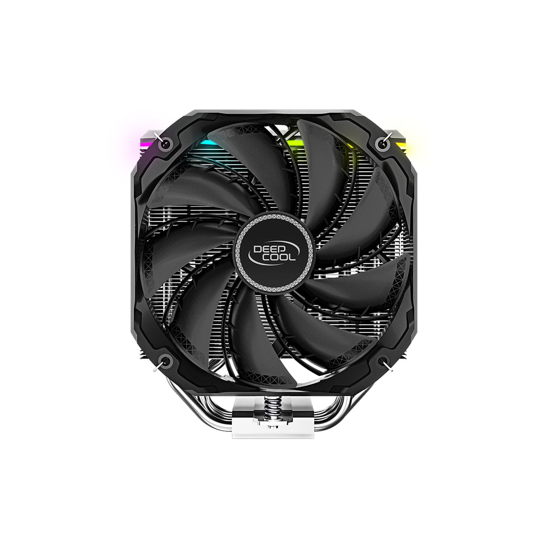 Кулер для процессора DEEPCOOL AS500 черный, 140 мм, алюминий/медь, 1200 об/мин, 26 дБ, 4 pin, 220 Вт, 164 мм