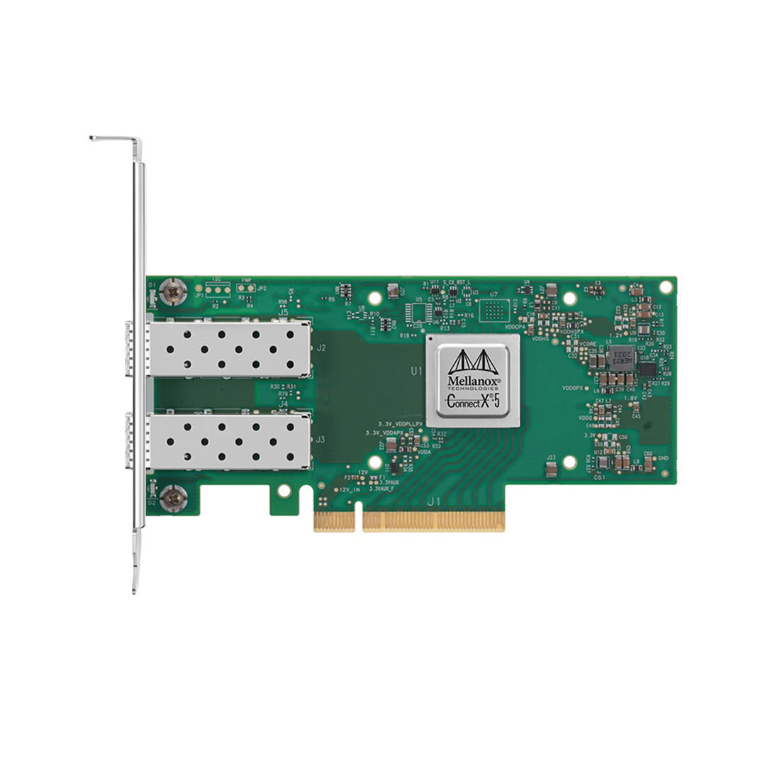 Сетевая карта ConnectX®-5 EN network interface card, 25GbE dual-port SFP28, PCIe3.0 x8, tall bracket, ROHS R6