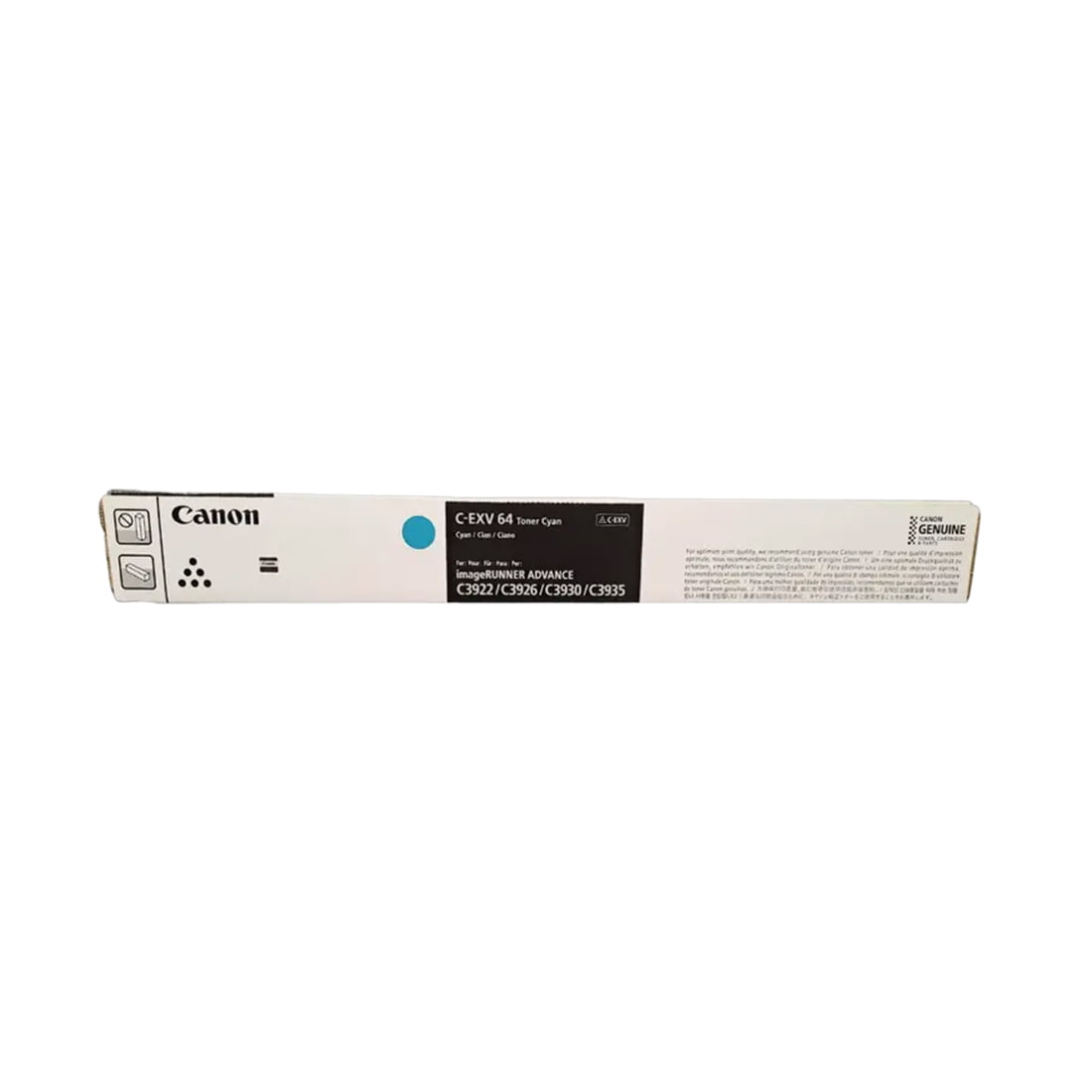Тонер Canon C-EXV64C 5754C002 (голубой) туба 650гр. для копира imageRunner Advance DX C3922i/C3926i/C3930i/C3935i, (ISO 25500 стр)